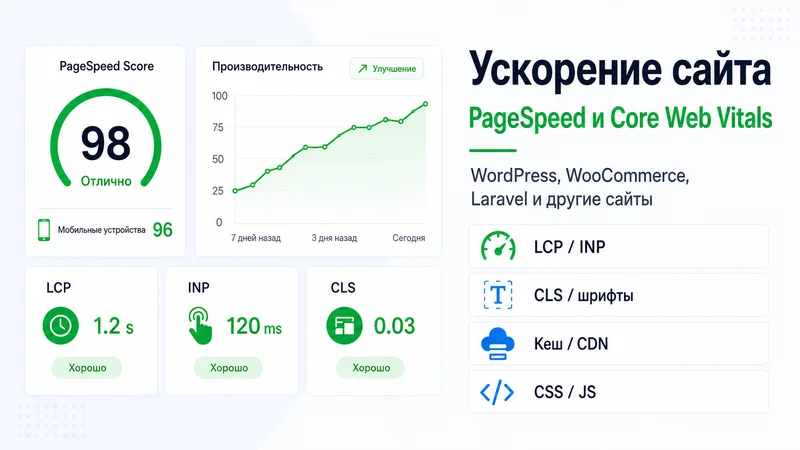 Ускорение сайта: PageSpeed и Core Web Vitals