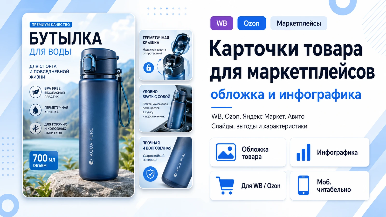 Создам продающие карточки товара для маркетплейсов