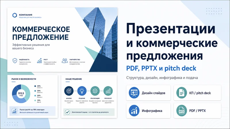 Оформлю презентацию или коммерческое предложение