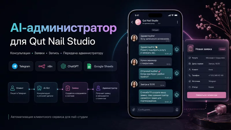 Фото 1 из портфолио Разработка сайтов и AI-решений